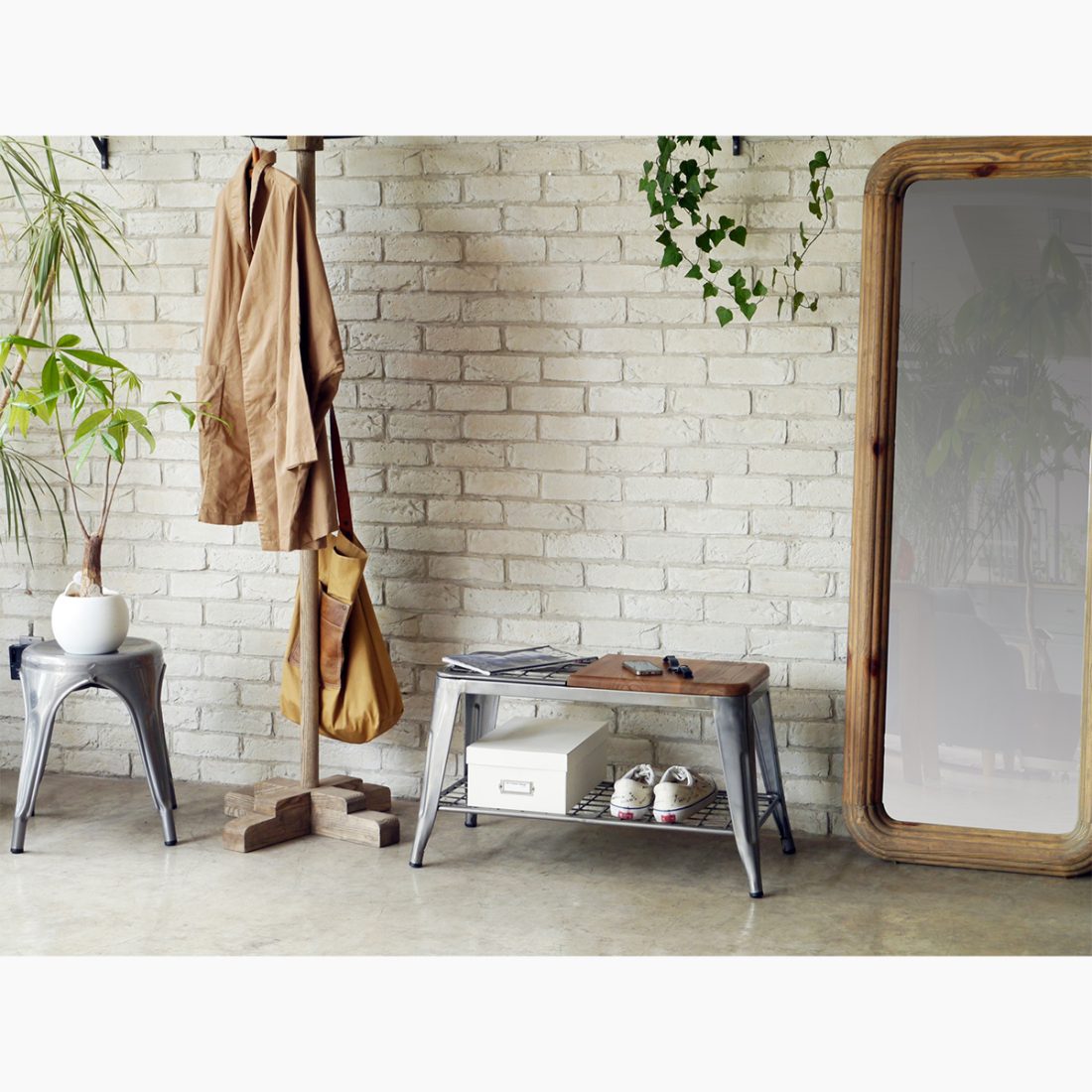 1281 UMBRELLA STAND BENCH/アンブレラスタンドベンチ