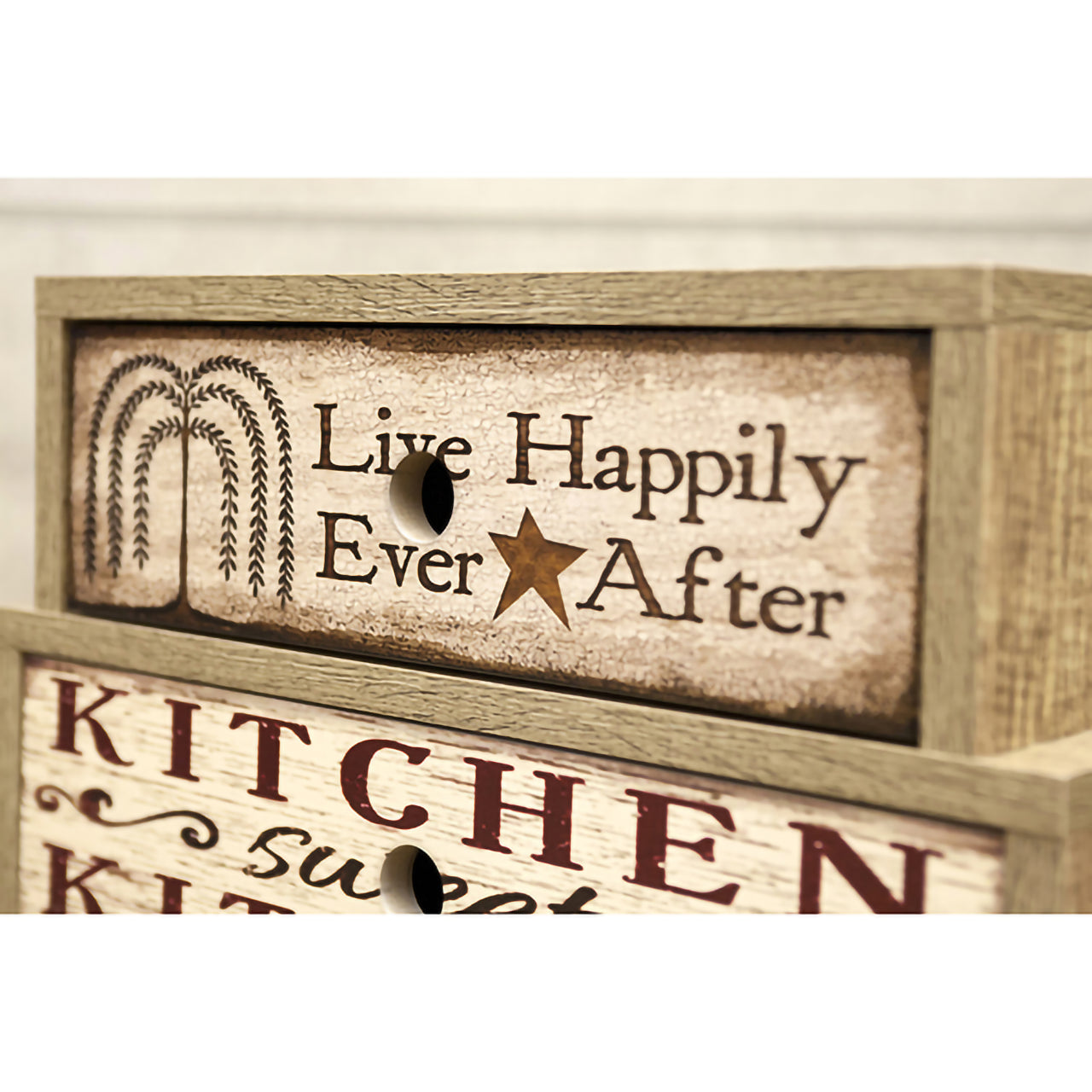 スタジオファニチャー★4段キャビネット002|アメリカンテイストの組立式収納家具