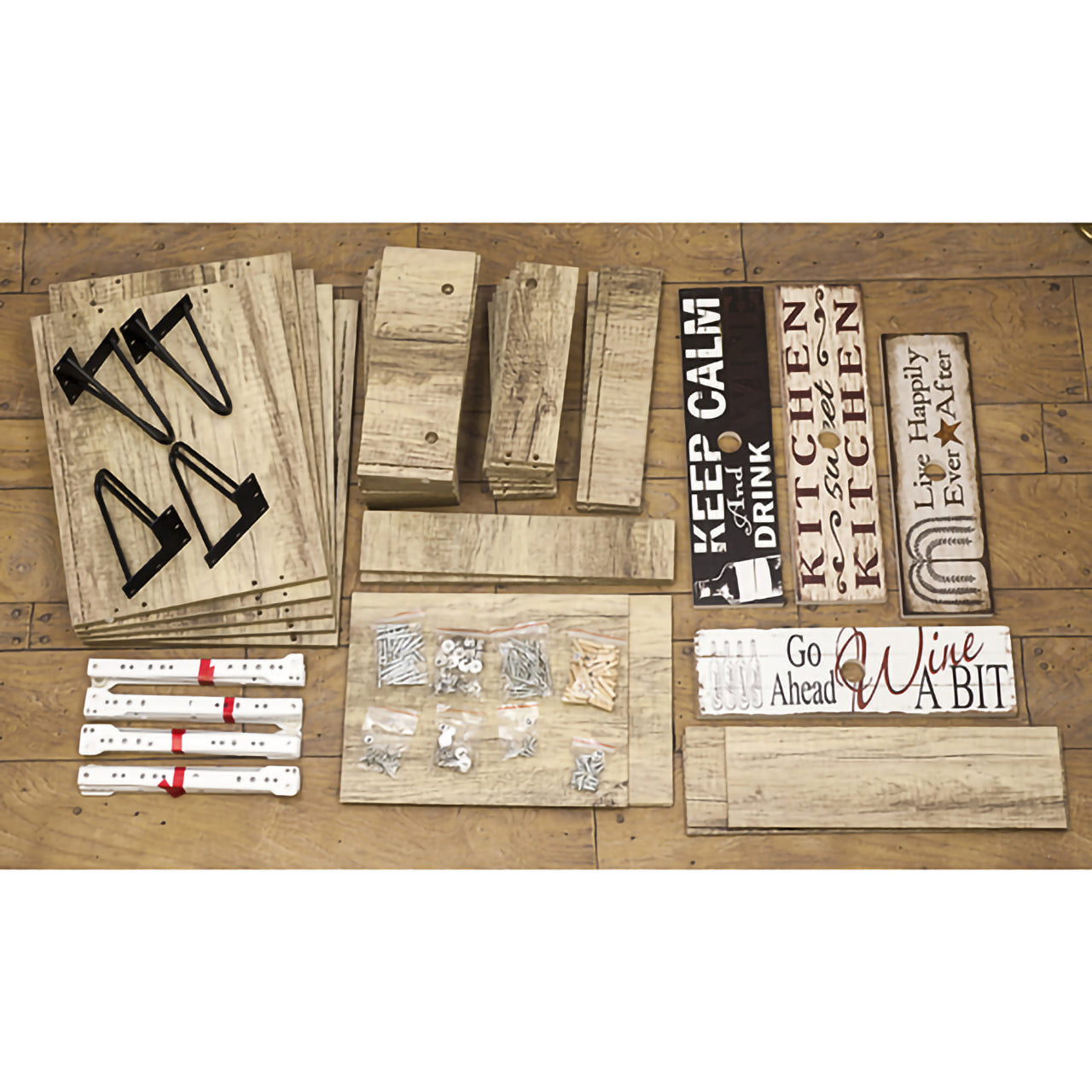 スタジオファニチャー★4段キャビネット002|アメリカンテイストの組立式収納家具