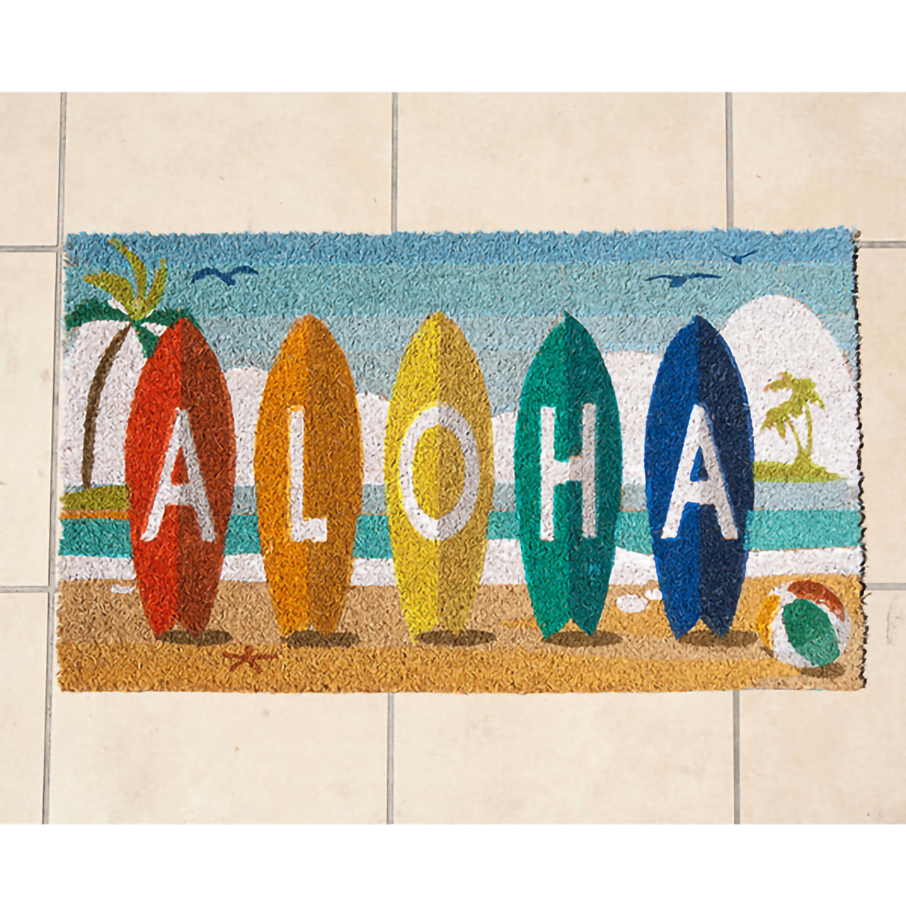 厳選ガレージ装飾セット02 選べる玄関マットとアンティーク メタルエンボスプレート6枚(ランダム)セット!