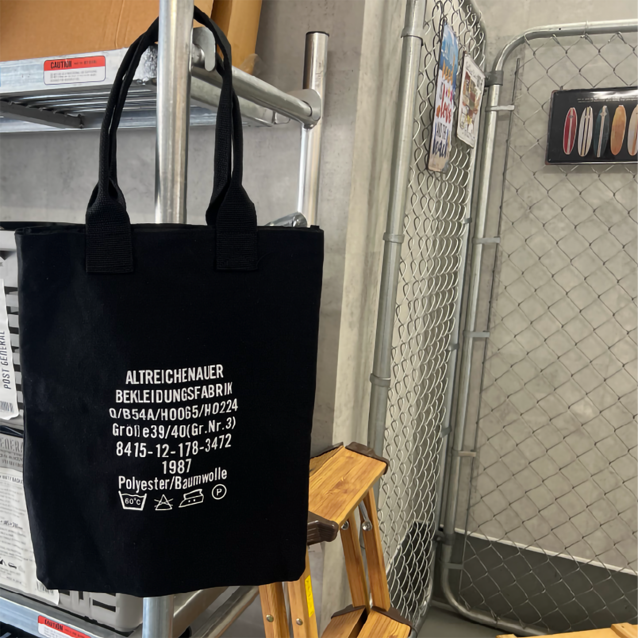 キャンバス トートバッグ ロゴ入り 2色