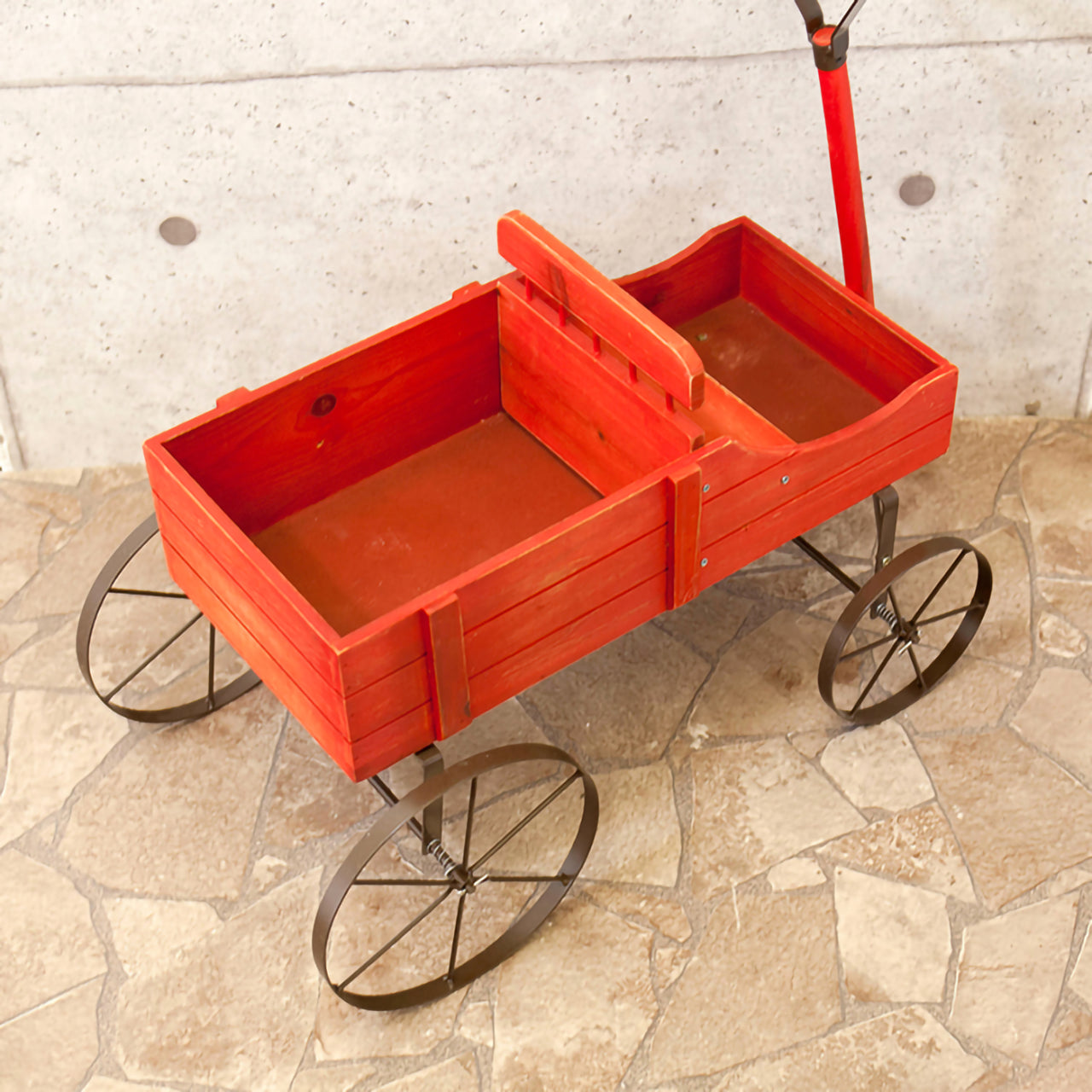 🌿【Liberte】ウッデンプランターカート|お庭や玄関先を彩るナチュラルガーデンアイテム