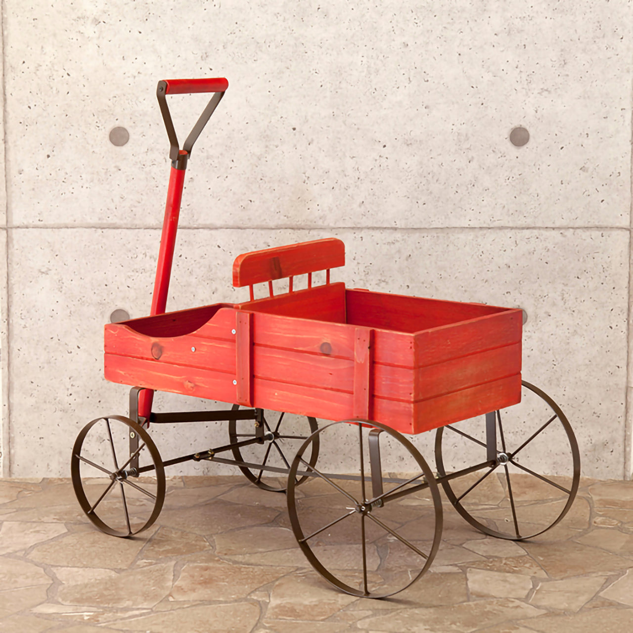 🌿【Liberte】ウッデンプランターカート|お庭や玄関先を彩るナチュラルガーデンアイテム