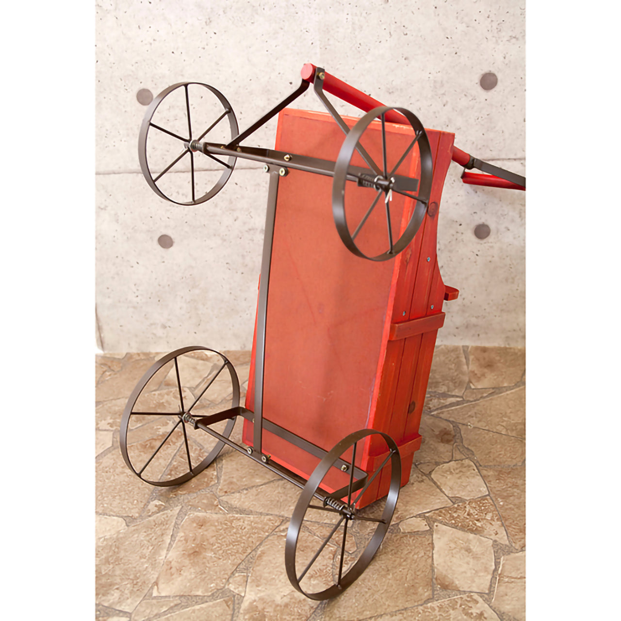 🌿【Liberte】ウッデンプランターカート|お庭や玄関先を彩るナチュラルガーデンアイテム