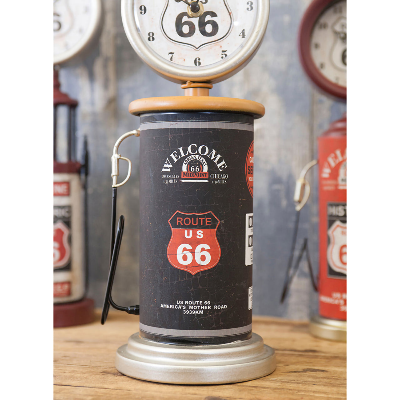 【アメリカンヴィンテージを楽しむ】 テーブルクロック&カレンダーセットC