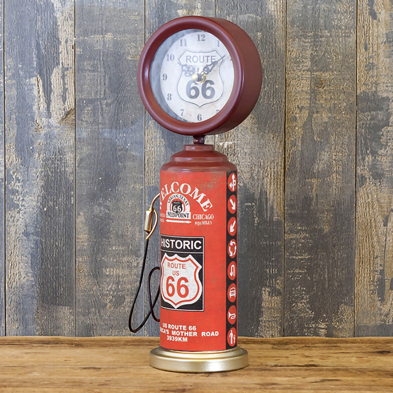 【アメリカンヴィンテージを楽しむ】 テーブルクロック&カレンダーセット B