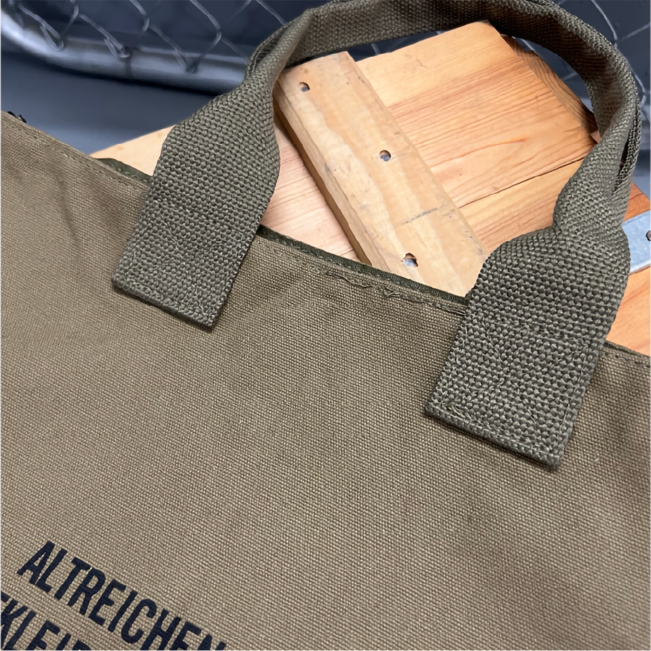 キャンバス トートバッグ ロゴ入り 2色