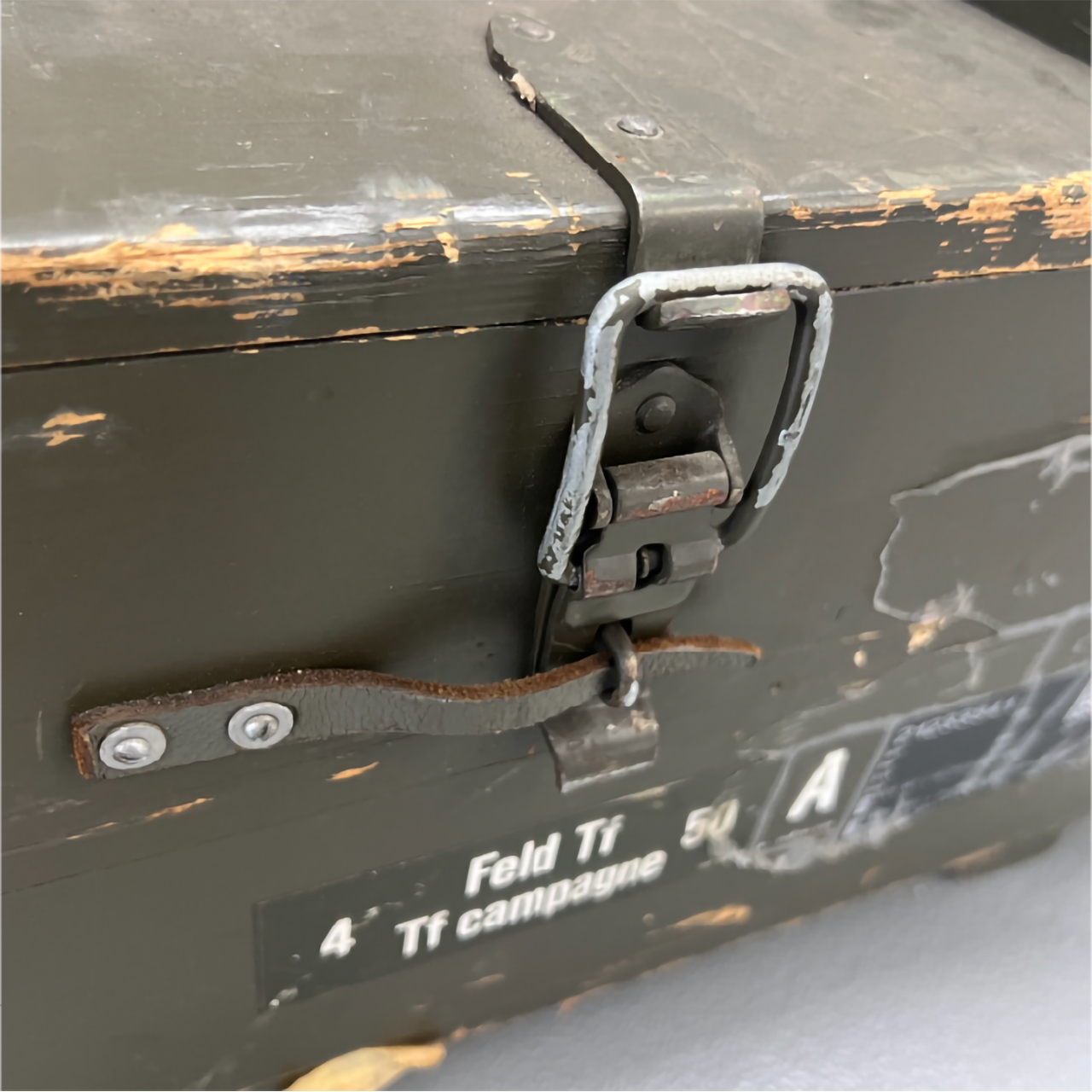 【スイス軍実物放出品】フィールドテレフォンウッドボックス