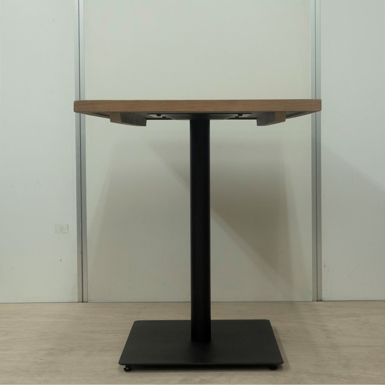 古材カフェテーブル ヘリンボーン/W600×D800