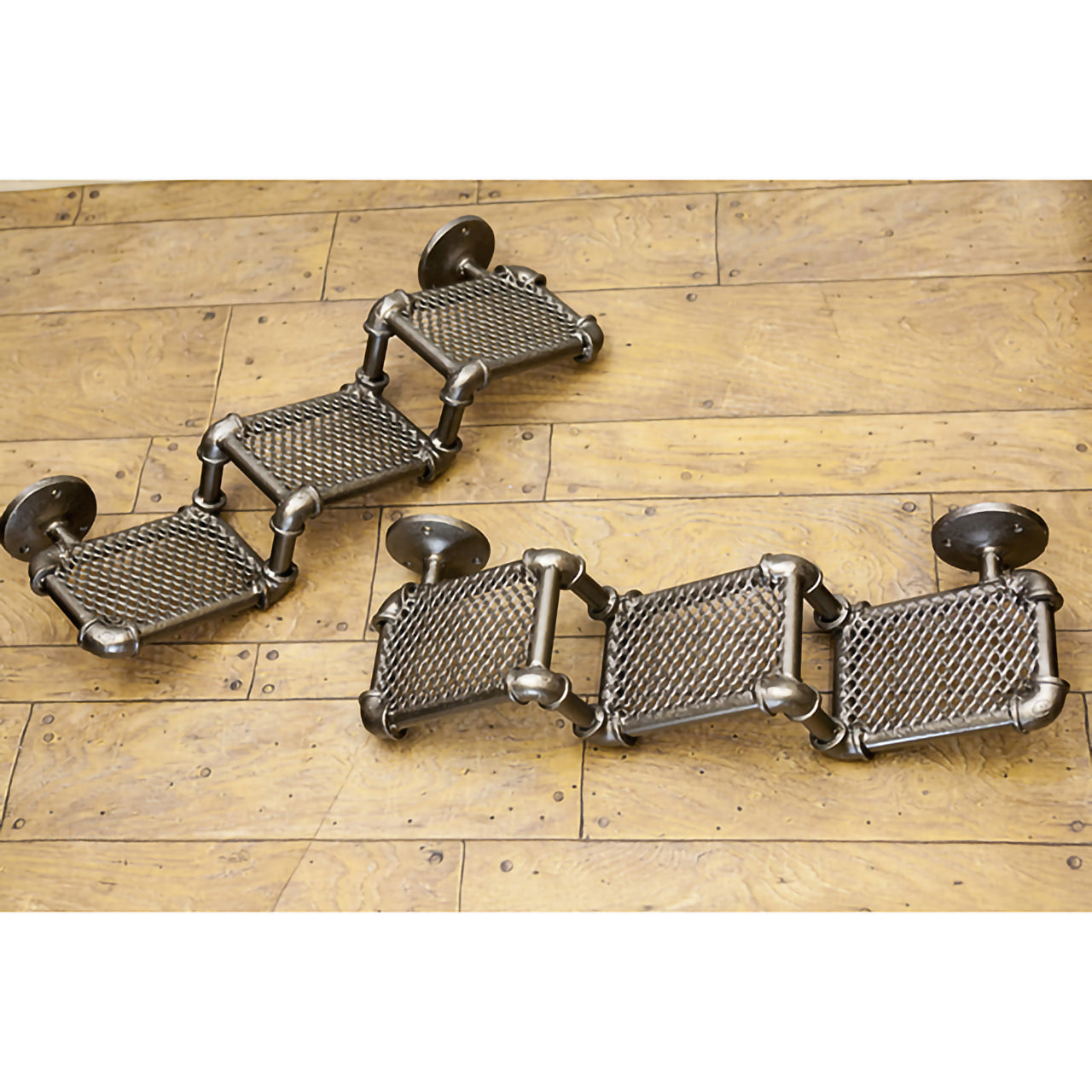 インダストリアル ウォール 3段シェルフ