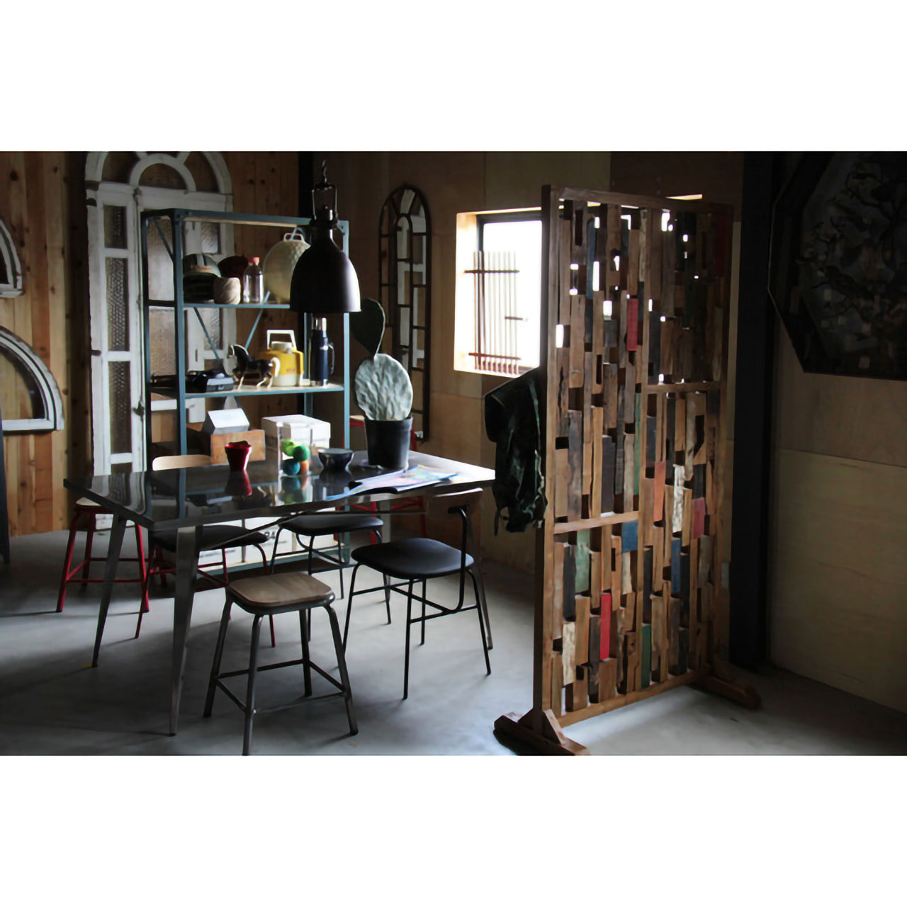 GB-S11【ヴィンテージラック】インダストリアルデザインの4段収納棚