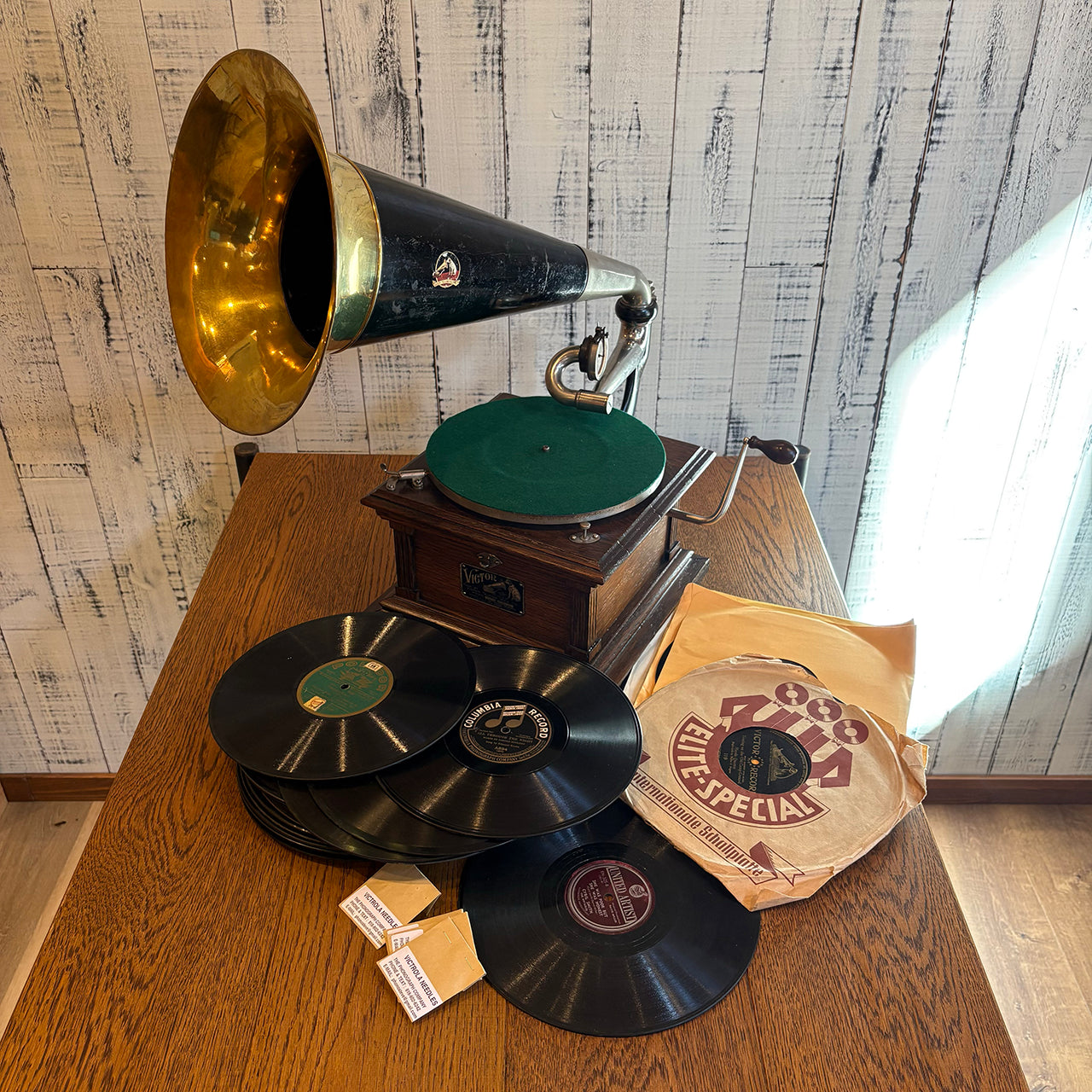 Victor ビクター製 レコードプレイヤー Ⅱ M型(1905-1909年製 Victor ビクター製 レコードプレイヤー Ⅱ M型(1905-1909年製