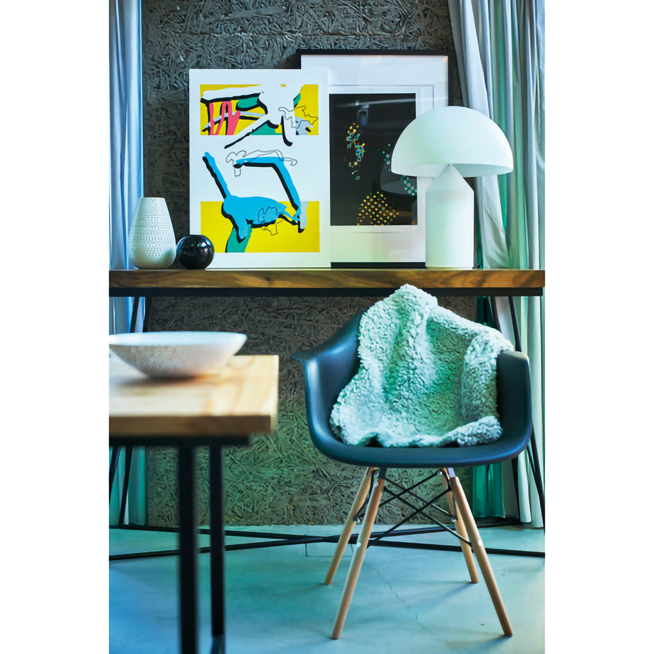 GB-T02 ジェラルドカウンターテーブル|天然木×アイアンの美しき融合