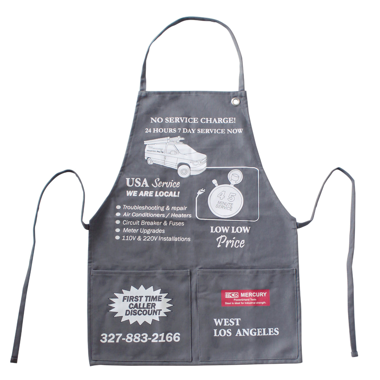 ビンテージエプロン ガレージ