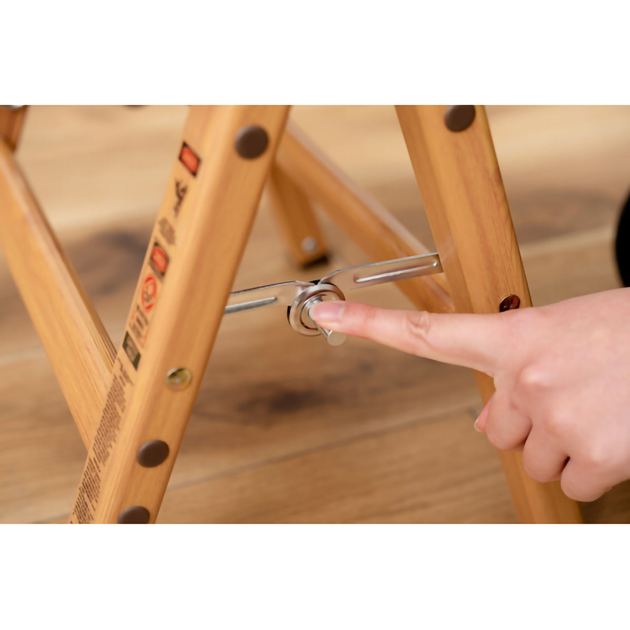 GB-LF13 アルミ ステップスツール(木目プリント)