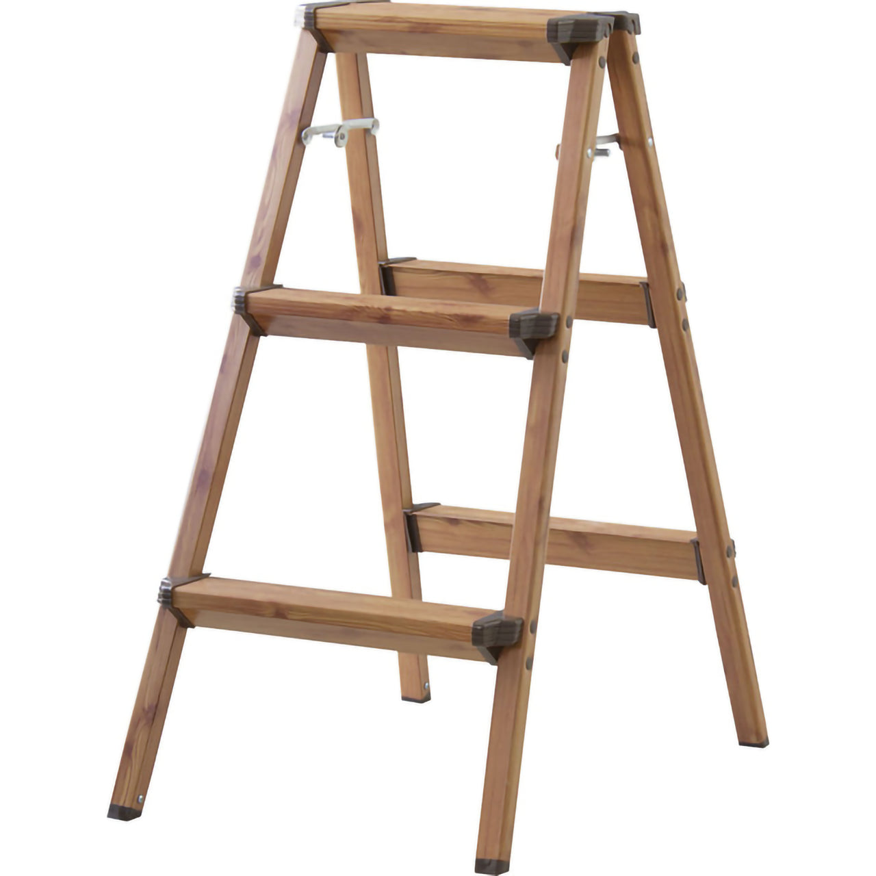 GB-LF13 アルミ ステップスツール(木目プリント)