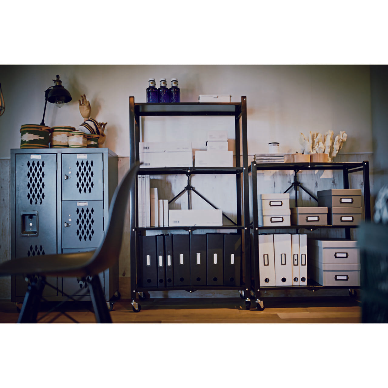 GB-S07GY  スチールチェストL