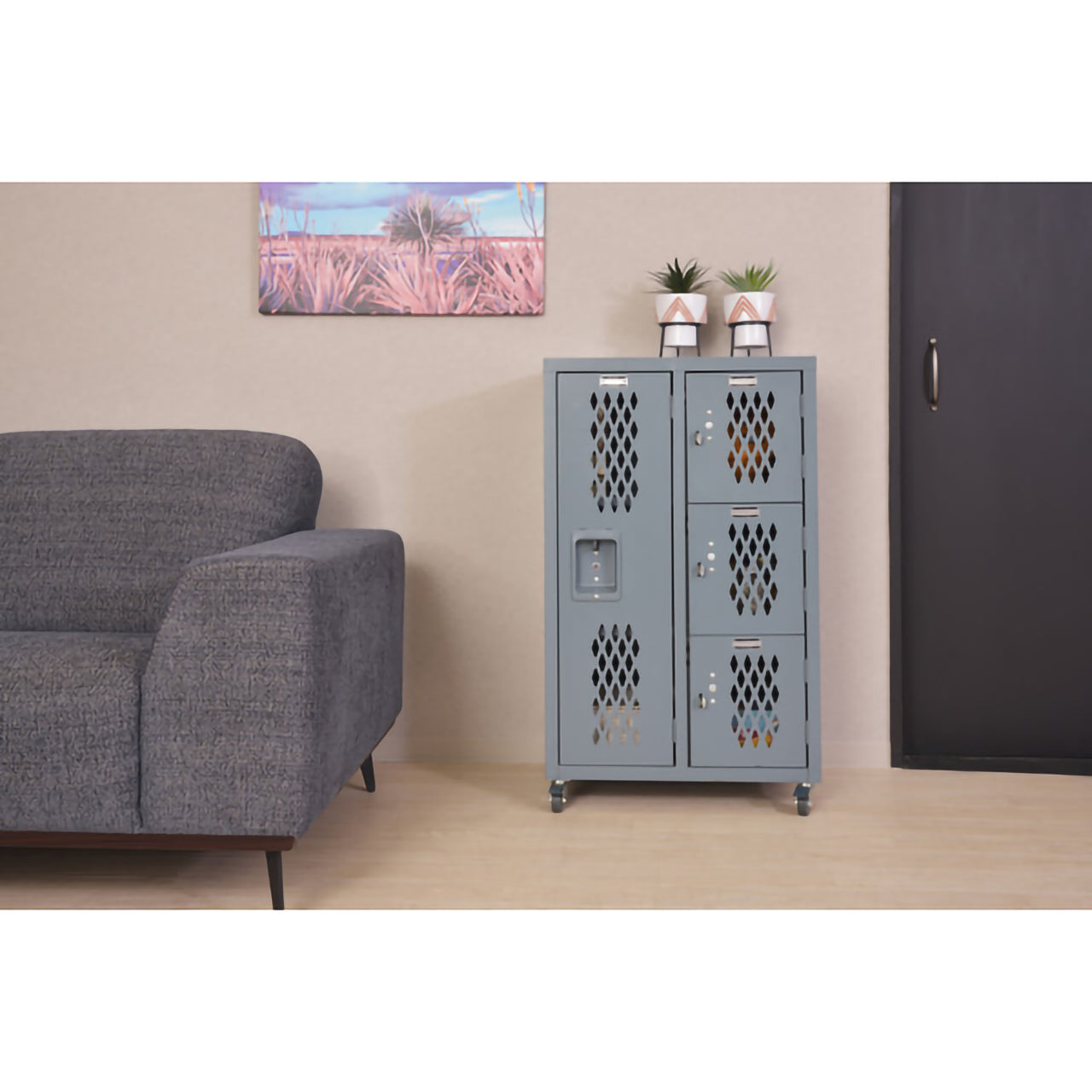 GB-S07GY  スチールチェストL