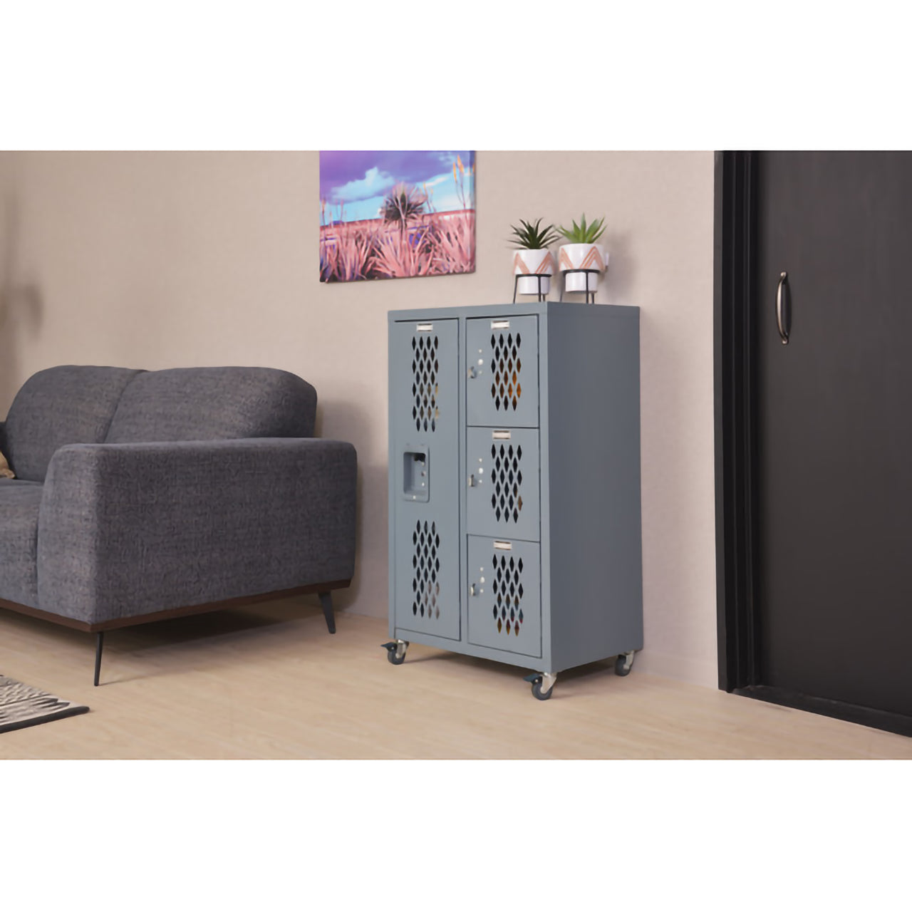 GB-S07GY  スチールチェストL