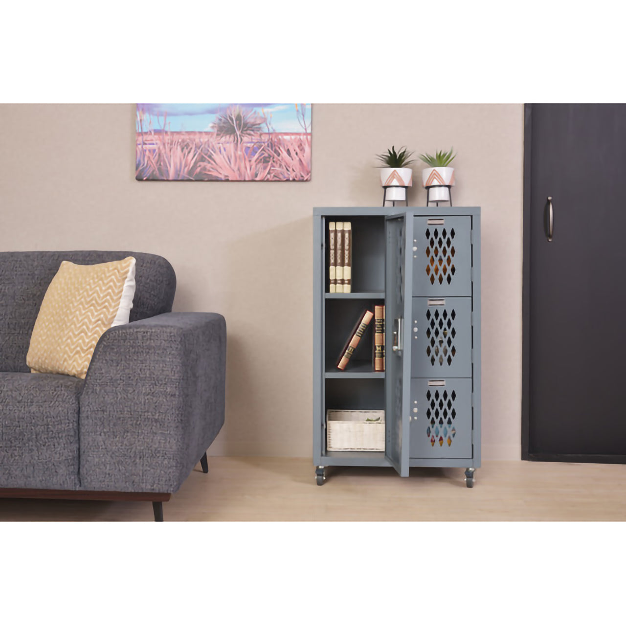 GB-S07GY  スチールチェストL