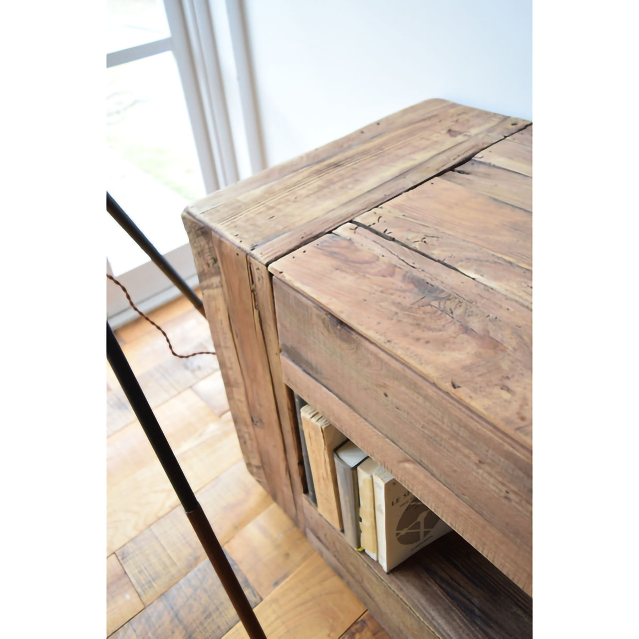 GB-T09 ローボード|古材の重厚感が映える、幅210cmのヴィンテージテレビボード