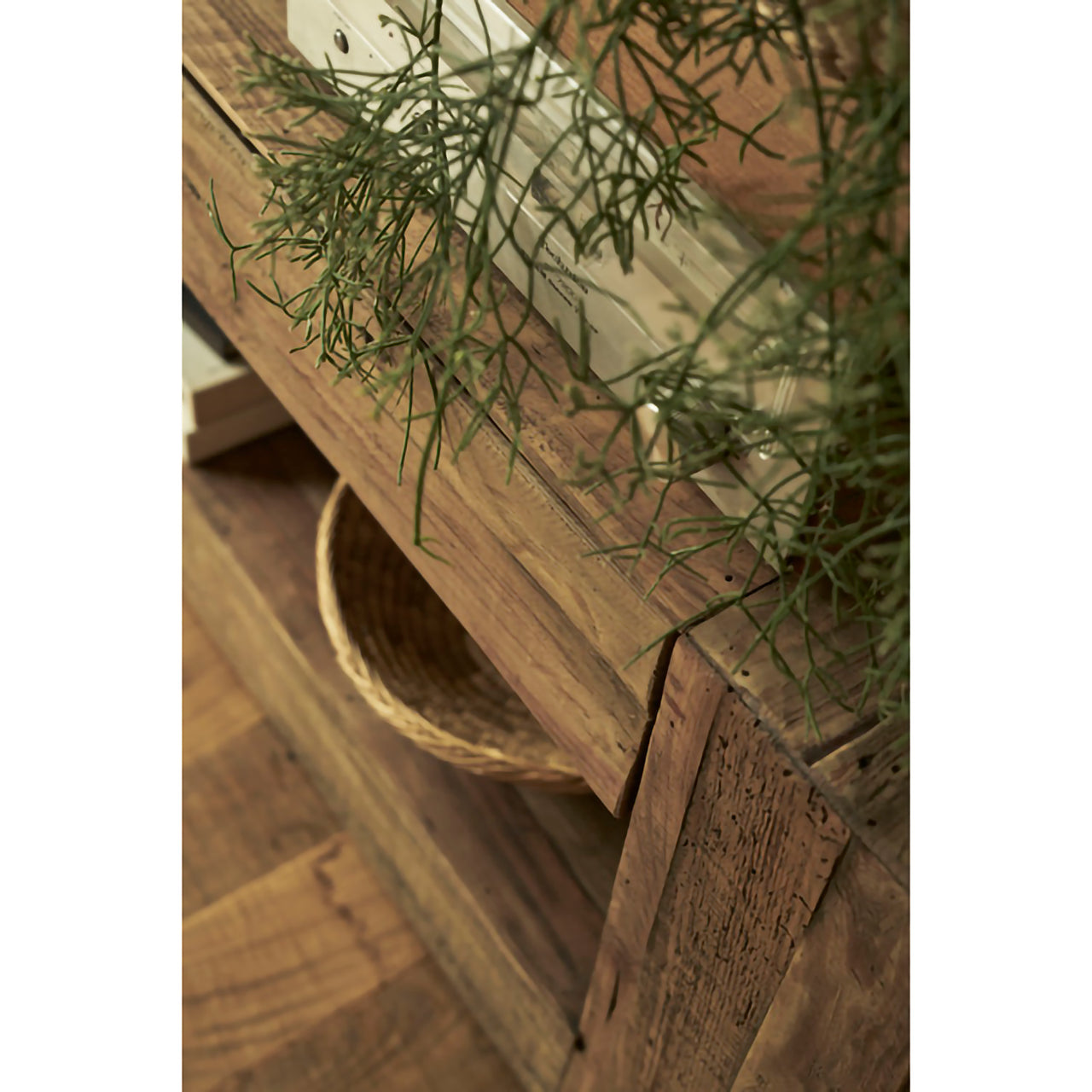 GB-T09 ローボード|古材の重厚感が映える、幅210cmのヴィンテージテレビボード