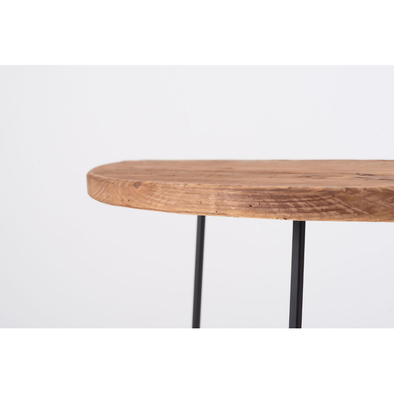 GB-T12 コンソール|半円フォルムが美しい、古材×アイアンのヴィンテージテーブル