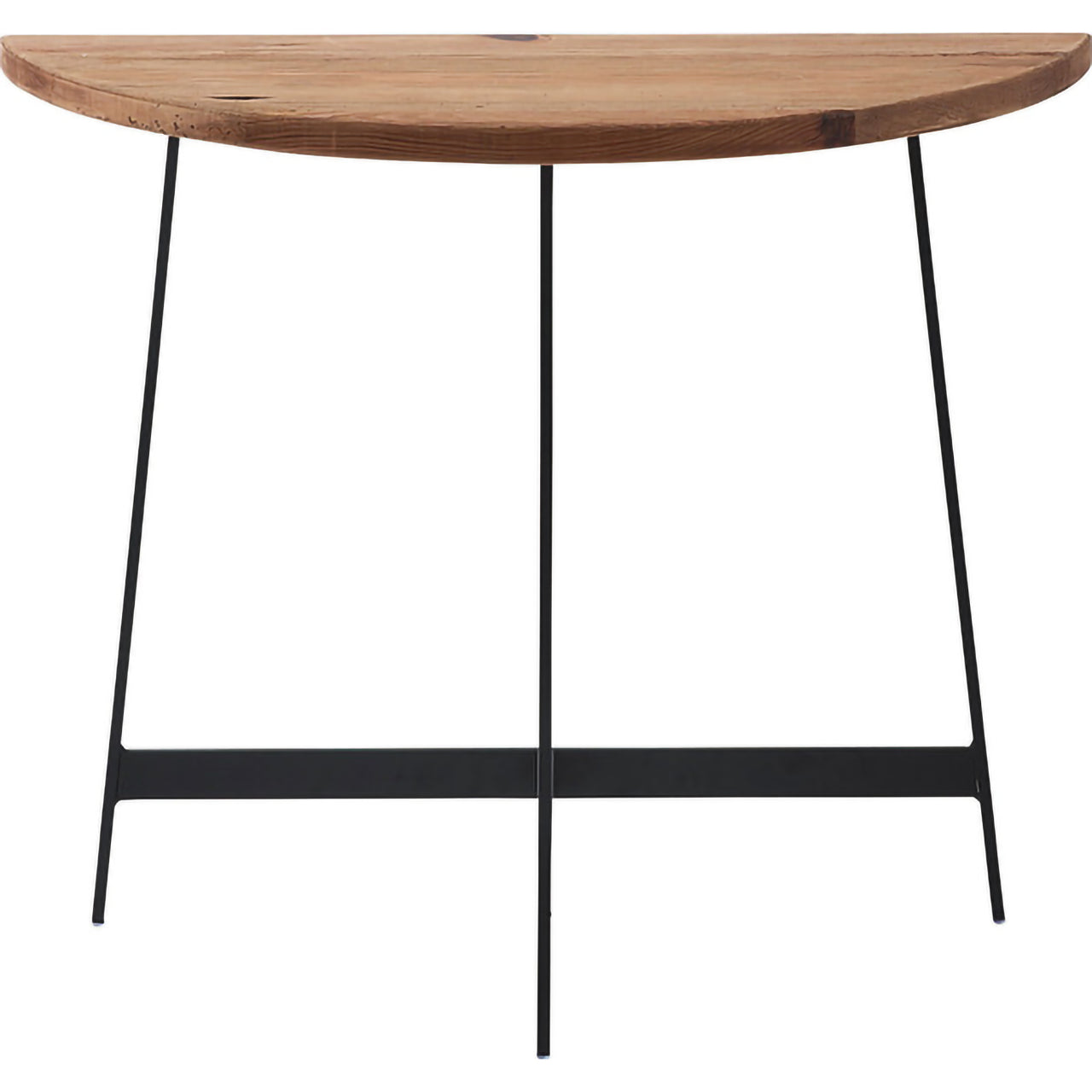 GB-T12 コンソール|半円フォルムが美しい、古材×アイアンのヴィンテージテーブル