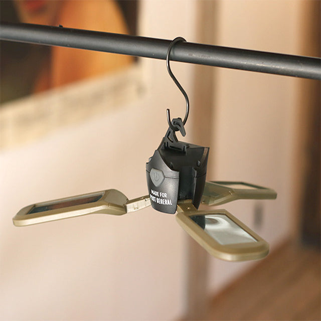 TRI-PANEL SOLAR CHARGED LED LIGHT / トリ-パネル ソーラーチャージド エルイーディーライト