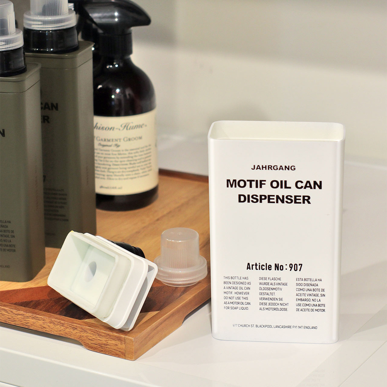 MOTIF DISPENSER LAUNDRY / モチーフディスペンサーランドリー - WHITE