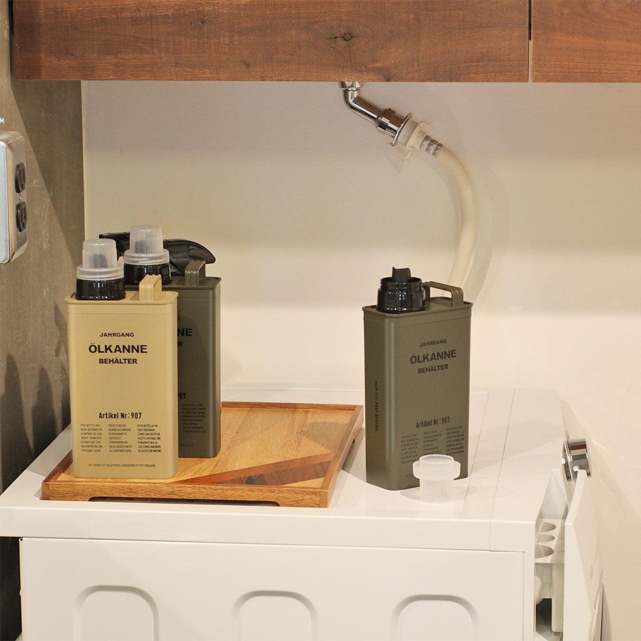 MOTIF DISPENSER LAUNDRY / モチーフディスペンサーランドリー - WHITE