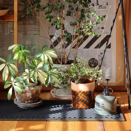 RUBBER DOORMAT / ラバー ドアマット - BLACK