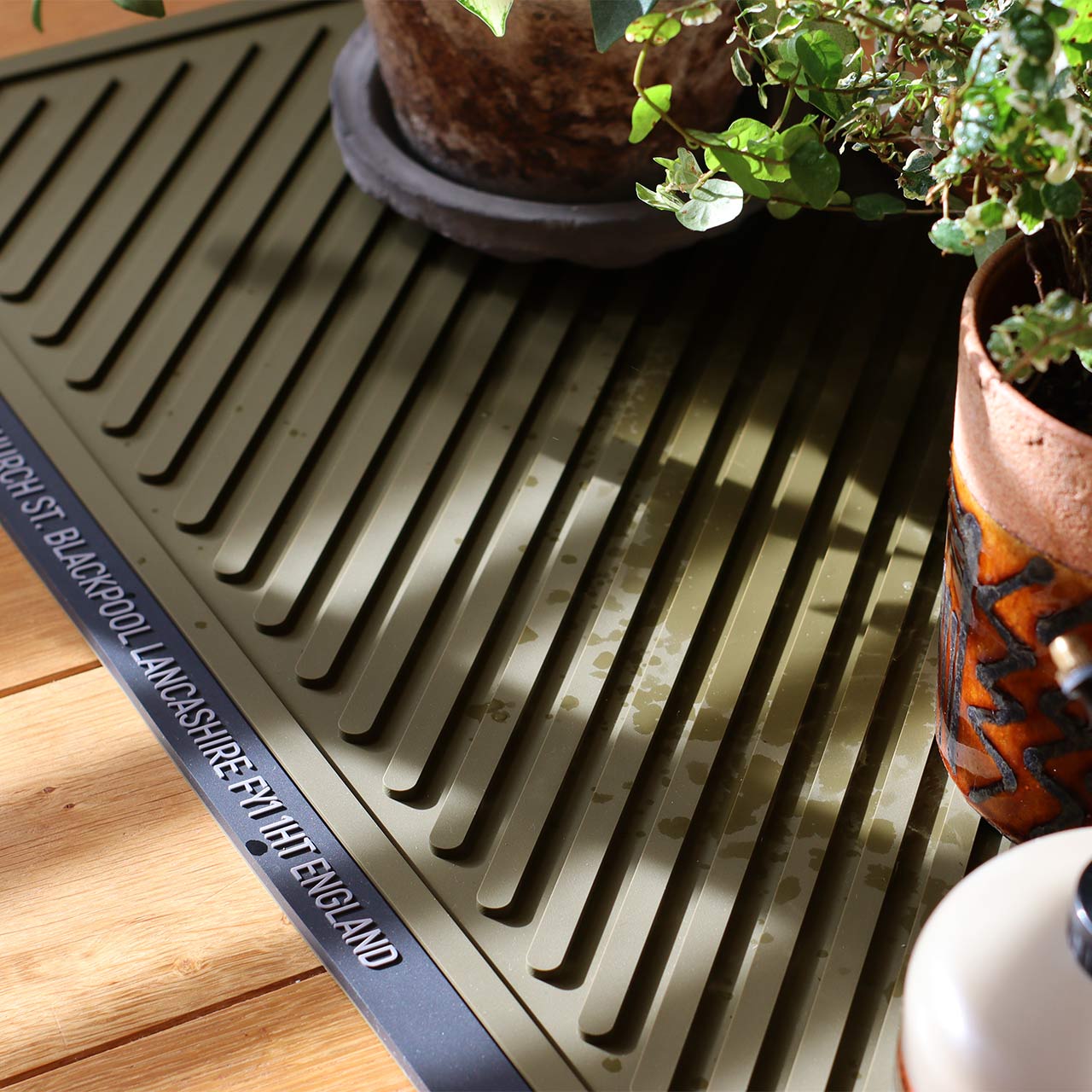 RUBBER DOORMAT / ラバー ドアマット - BLACK