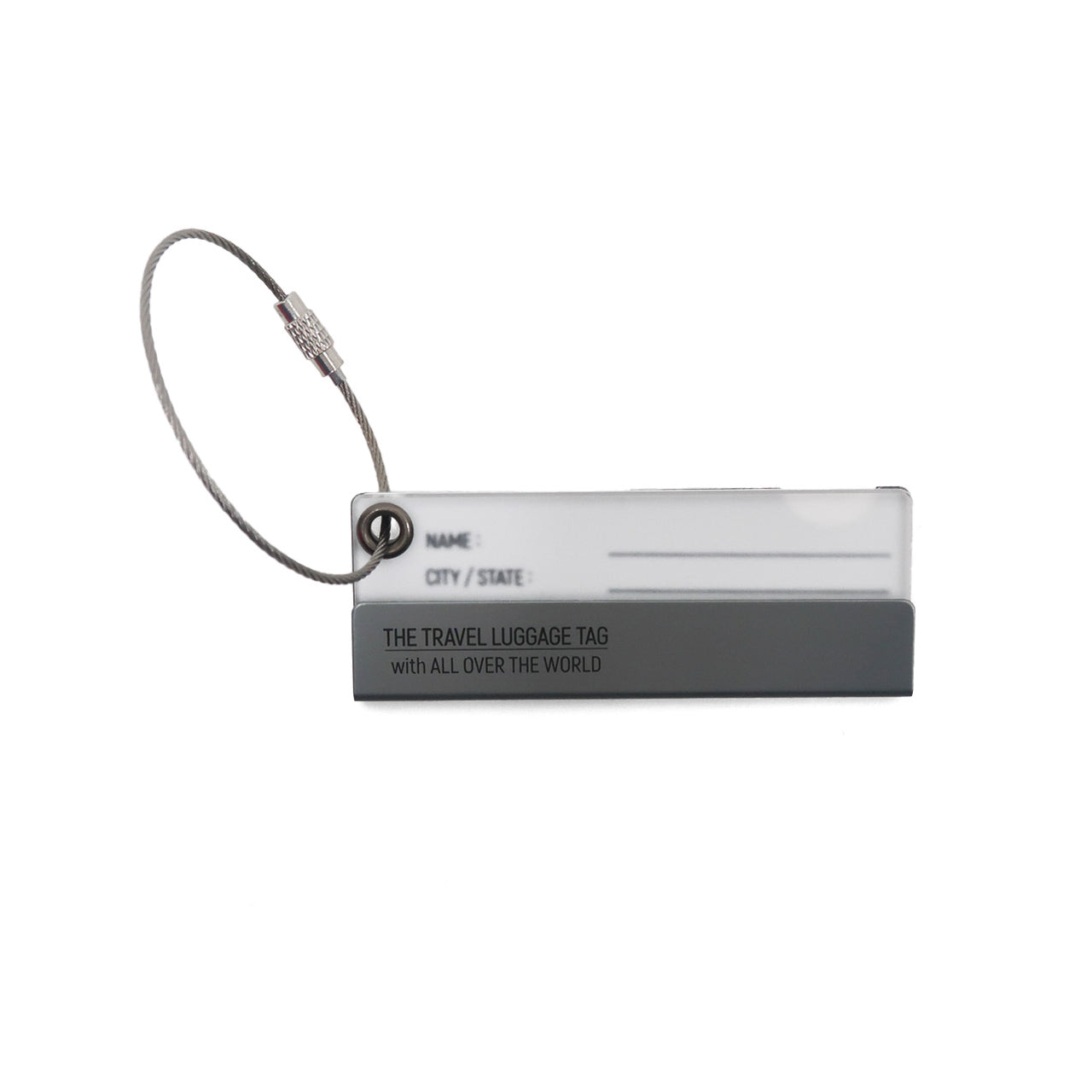 ALUMINUM TRAVEL LUGGAGE TAG / アルミナムトラベルラゲッジタグ