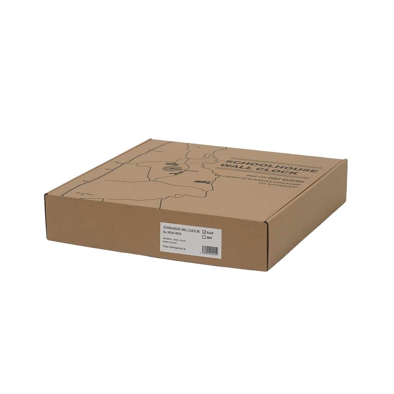 SCHOOLHOUSE WALL CLOCK / スクールハウス ウォールクロック