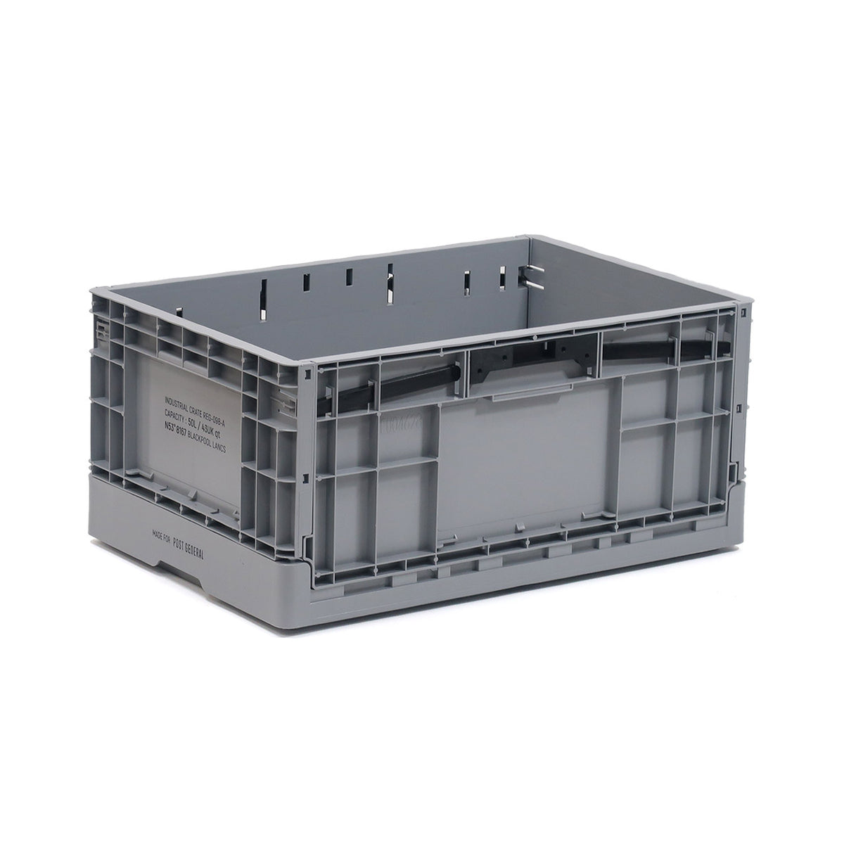 INDUSTRIAL FOLDABLE CRATE / インダストリアル フォルダブルクレート