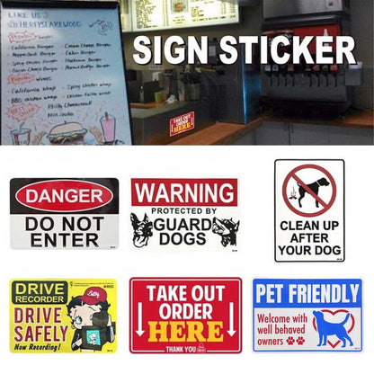 Sign Sticker