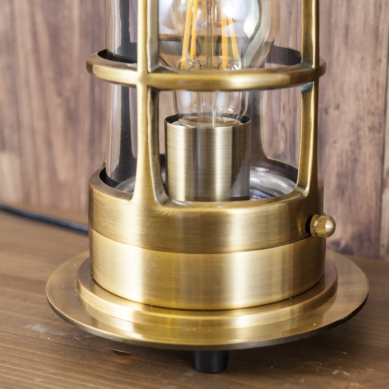 【LED電球付】ヴィンテージ テーブルランプ サブマリン