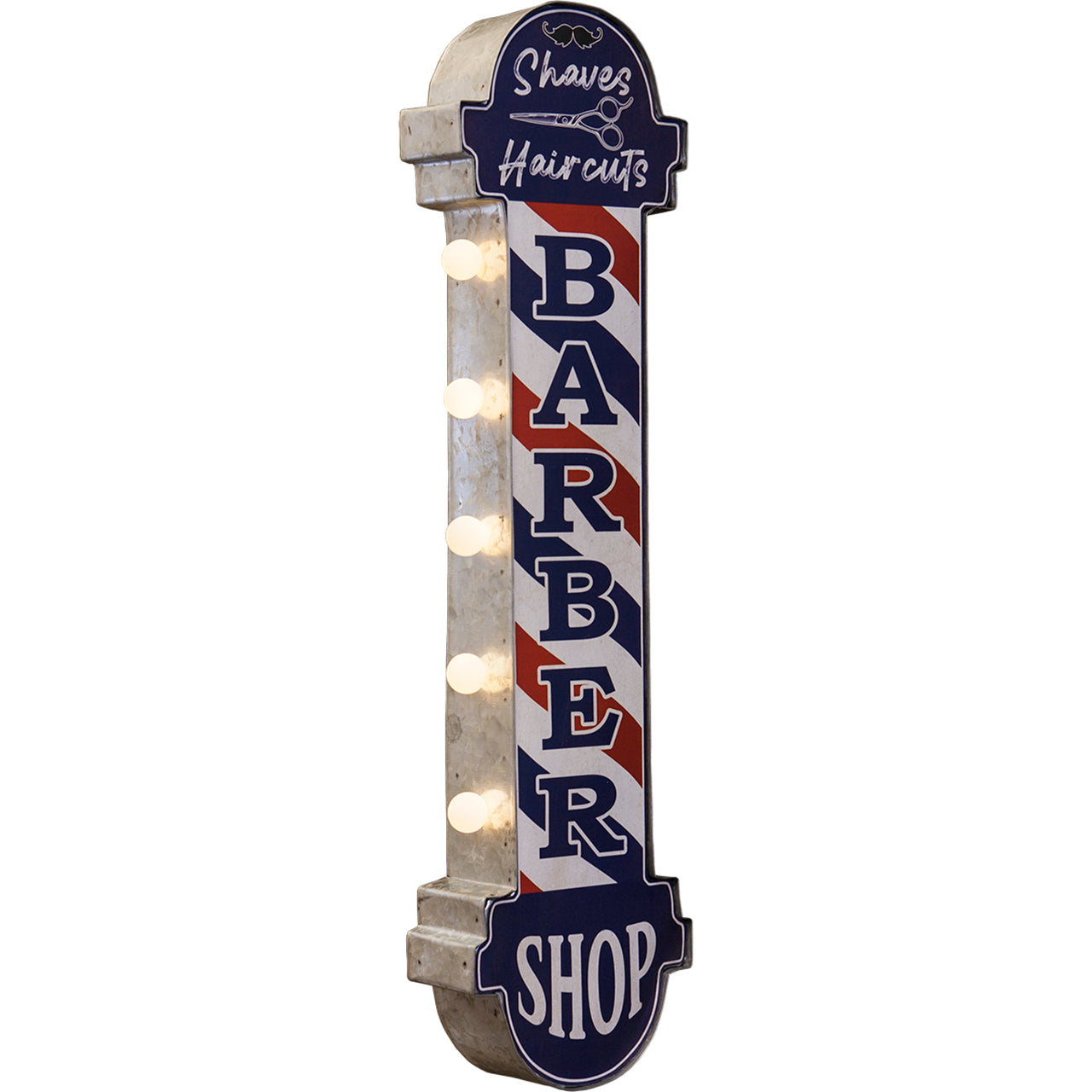 【理容室の雰囲気を一瞬で演出】American Classic LED Sign【BARBER SHOP】