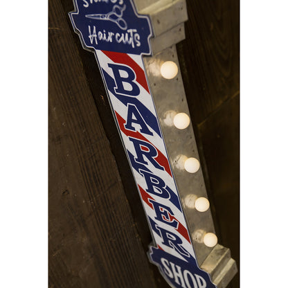 【理容室の雰囲気を一瞬で演出】American Classic LED Sign【BARBER SHOP】