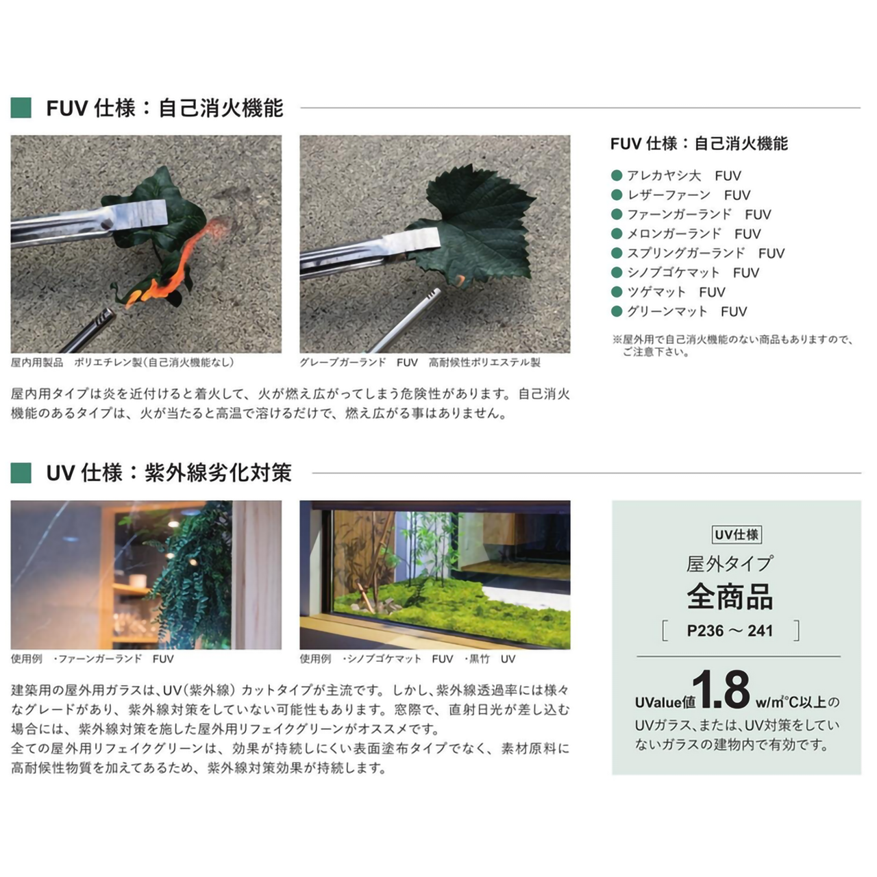 リフェイクグリーン　ボール：ツゲ　UV  H620㎜