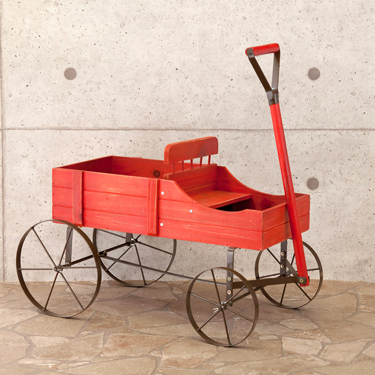 🌿【Liberte】ウッデンプランターカート｜お庭や玄関先を彩るナチュラルガーデンアイテム