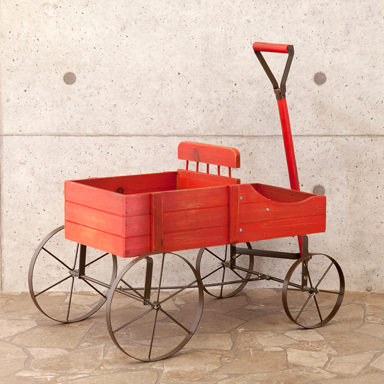 🌿【Liberte】ウッデンプランターカート｜お庭や玄関先を彩るナチュラルガーデンアイテム