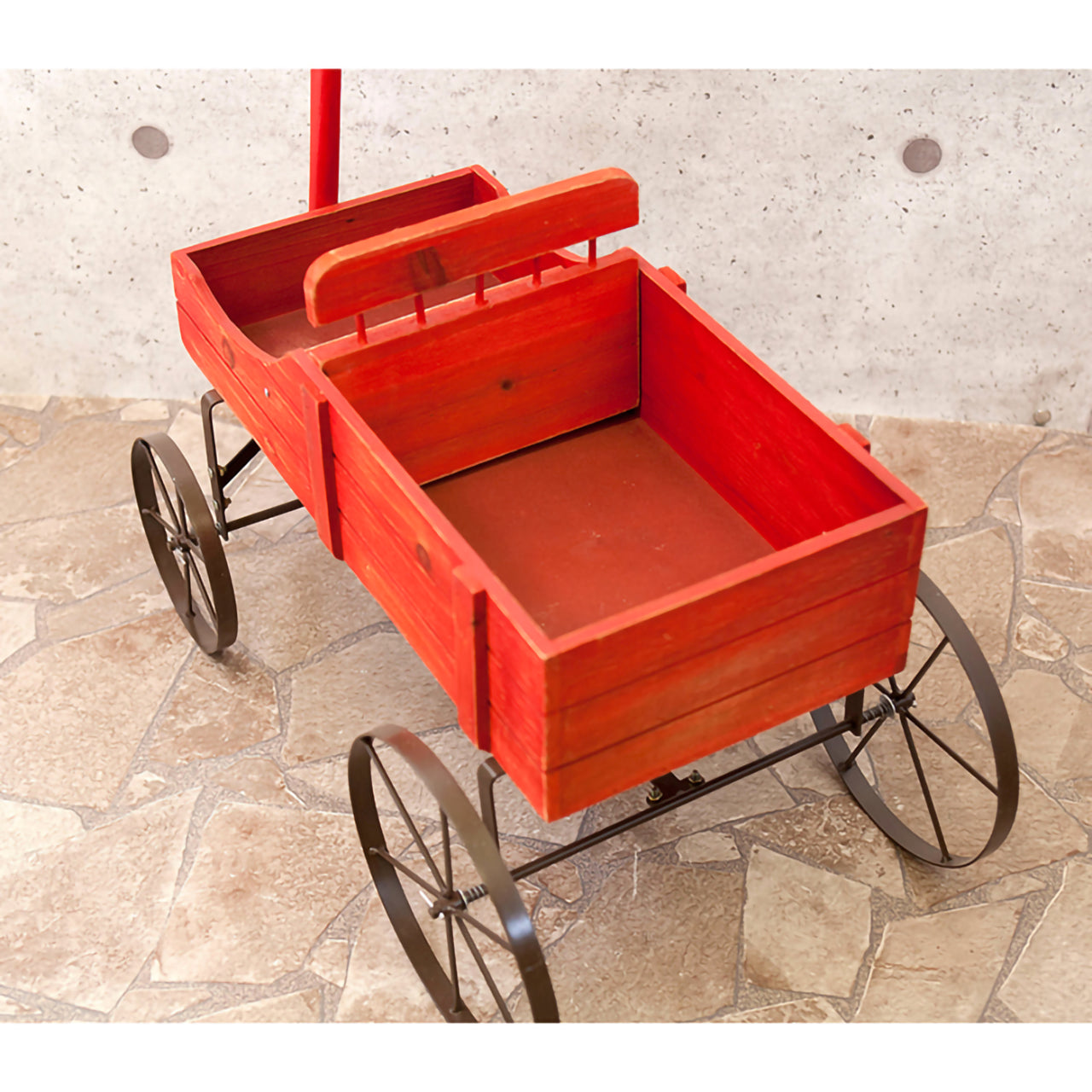 🌿【Liberte】ウッデンプランターカート｜お庭や玄関先を彩るナチュラルガーデンアイテム