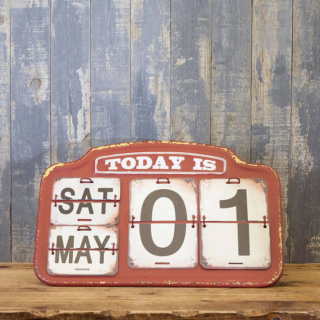 【アメリカンヴィンテージを楽しむ】　テーブルクロック＆カレンダーセット B