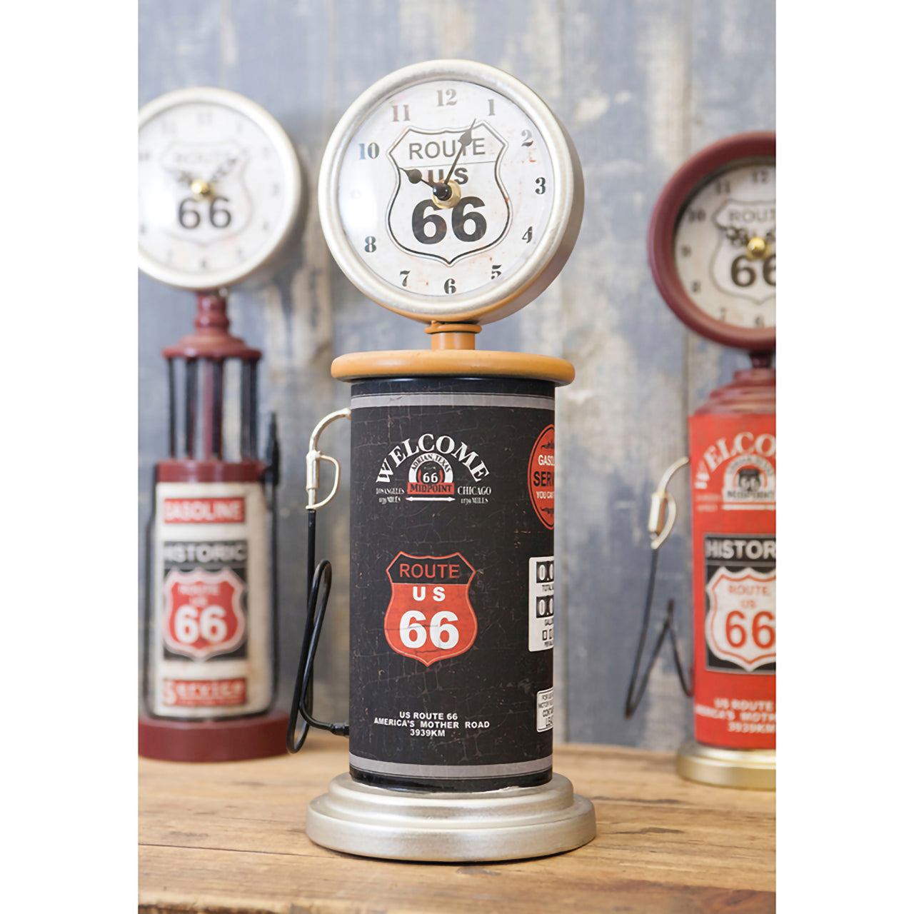 【アメリカンヴィンテージを楽しむ】　テーブルクロック＆カレンダーセットC