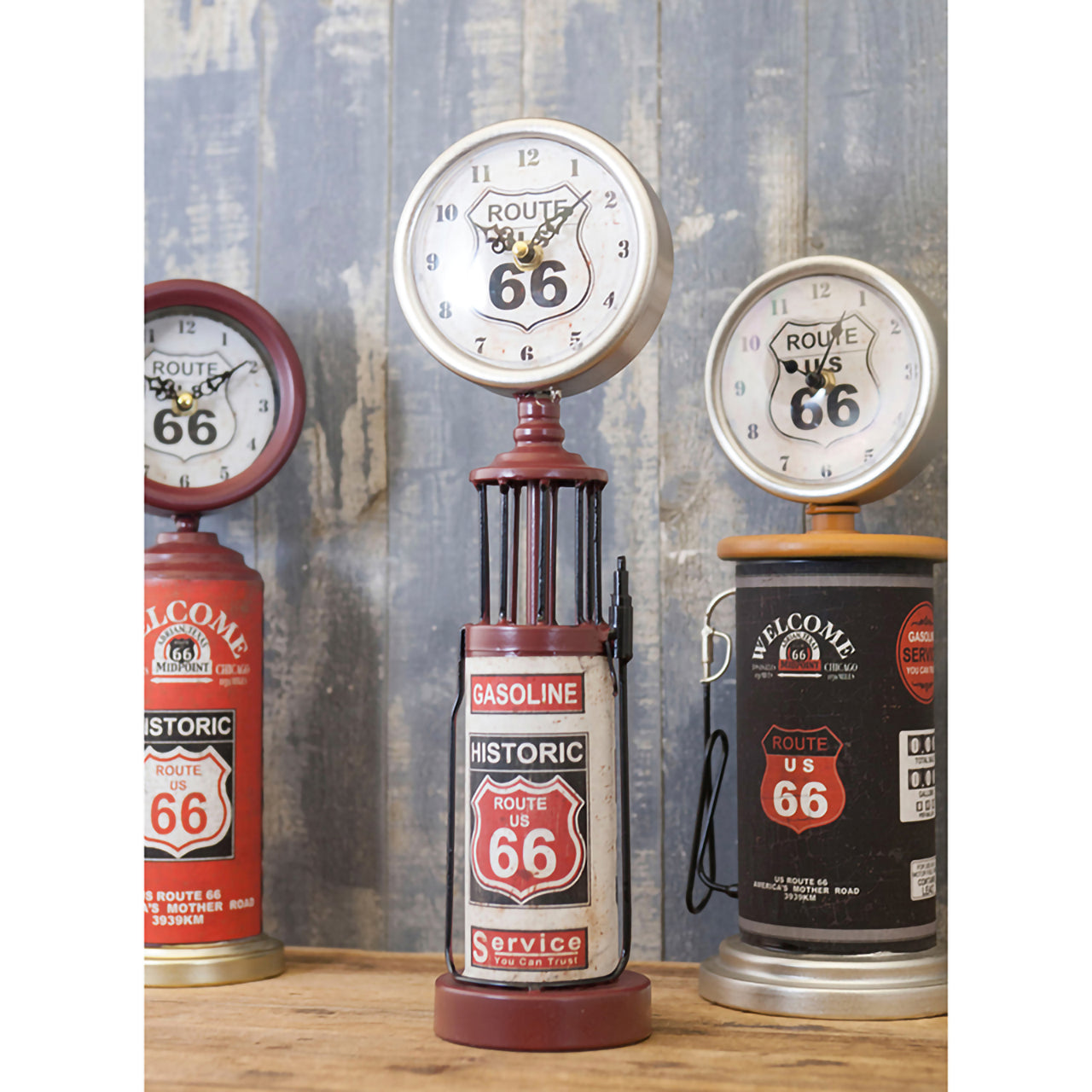 【アメリカンヴィンテージを楽しむ】　テーブルクロック＆カレンダーセットA