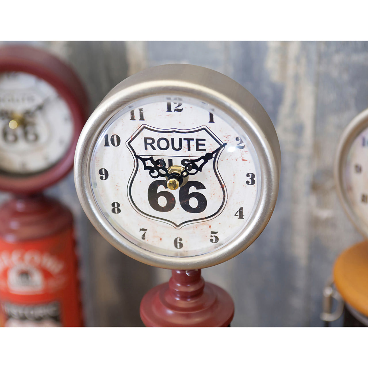 【アメリカンヴィンテージを楽しむ】　テーブルクロック＆カレンダーセットA