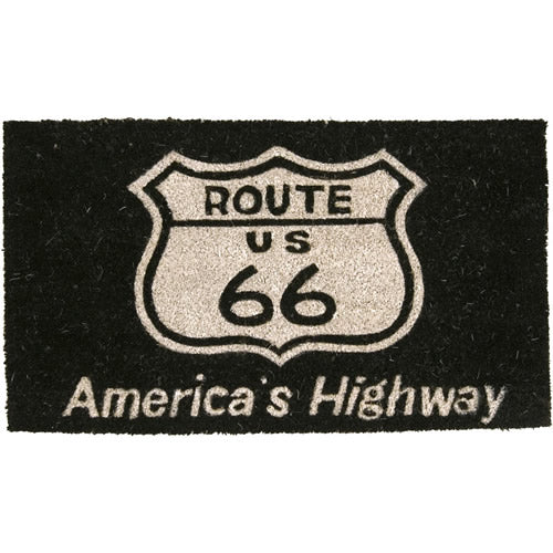 厳選ガレージ装飾セット03　選べる玄関マットとアンティーク メタルエンボスプレート6枚（ランダム）セット！