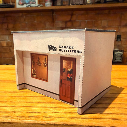 『無料』ペーパークラフト【GarageOutfitters店舗】